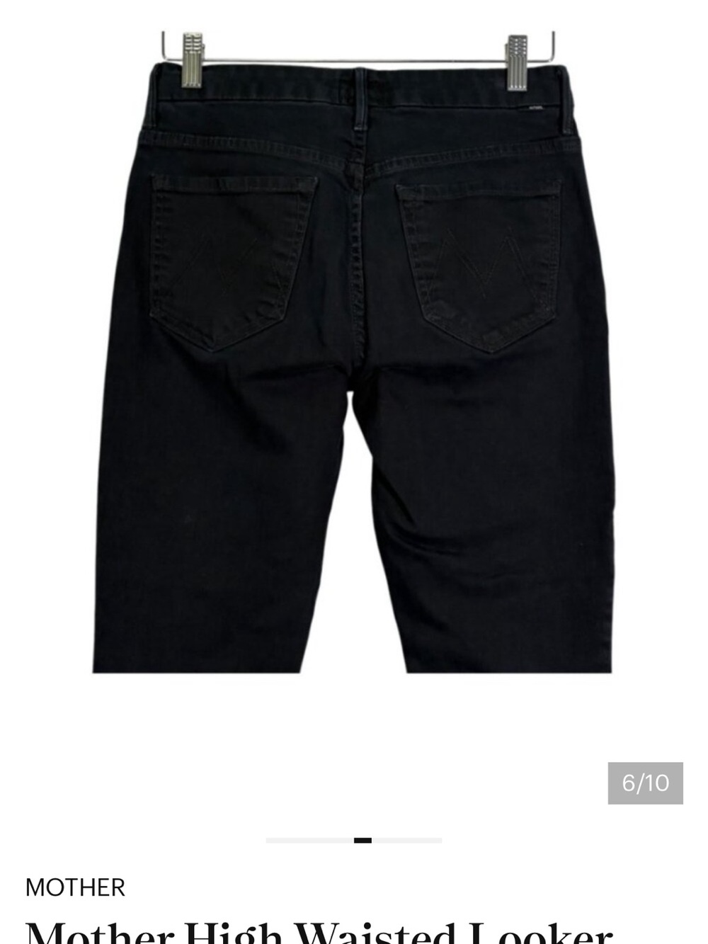 Mother High Waisted Looker Jeans Size 28